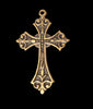 Gothic Cross Brass Stamping