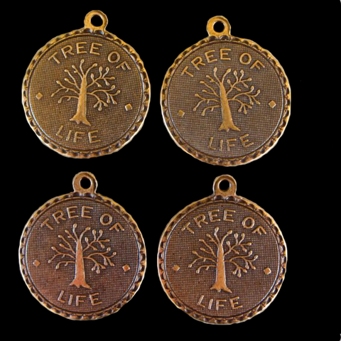 Tree of Life Brass Charms